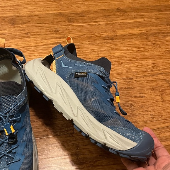 Hoka One One Hopara 2 Men\'s Athletic Blue Hiking Sandals adjustable strap. Sz 12 main image 6